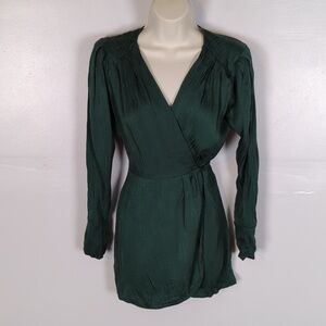 Blue Life Wrap Mini Dress